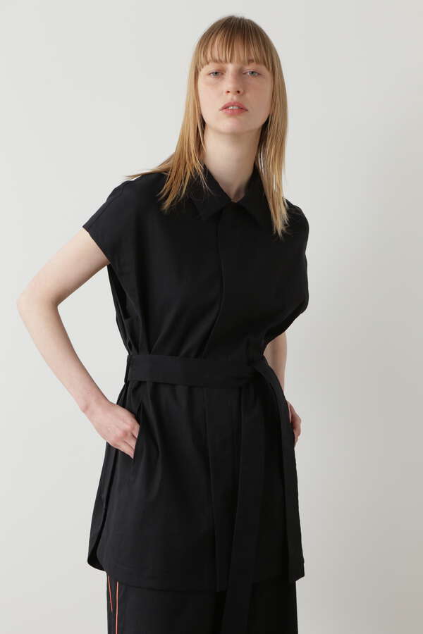 【先行予約 4月中旬-下旬入荷予定】Belted Sleeveless Jacket