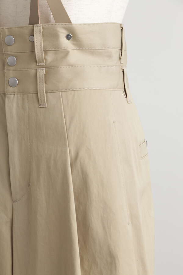 High Waist Wide  Suspendar Pants