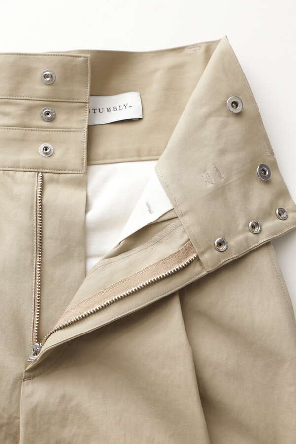 High Waist Wide  Suspendar Pants
