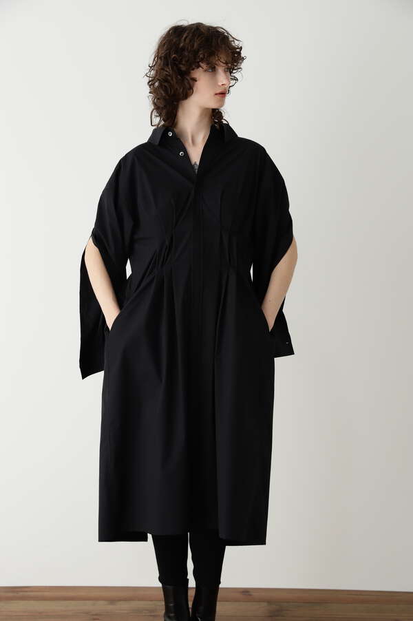 Front Tuck Shirt Dress