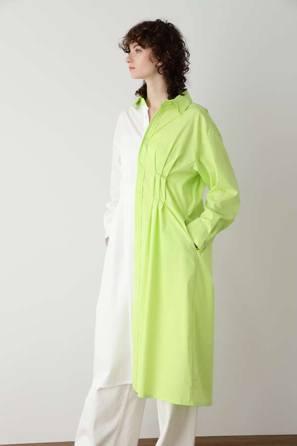 Front Tuck Shirt Dress