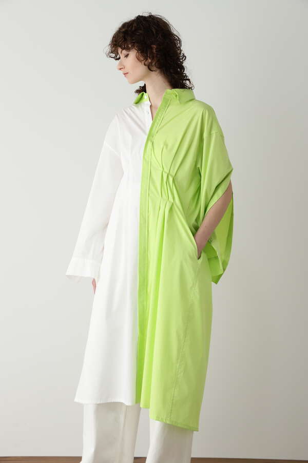 Front Tuck Shirt Dress