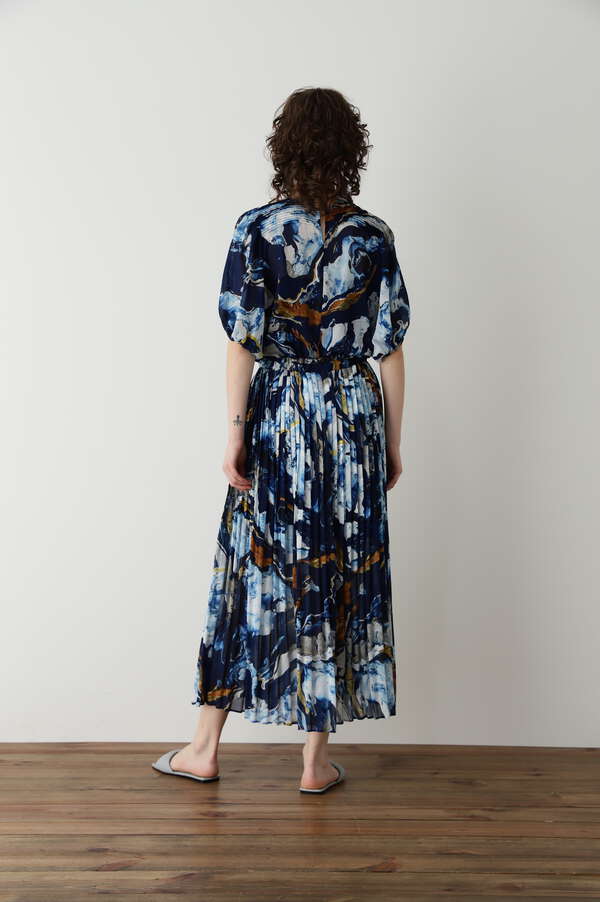 Ｐｒｉｎｔｅｄ　Ｐｌｅａｔｓ　Ｄｒｅｓｓ