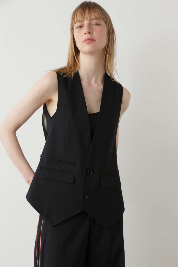 【先行予約 4月中旬-下旬入荷予定】Narrow Silhouette Gilet