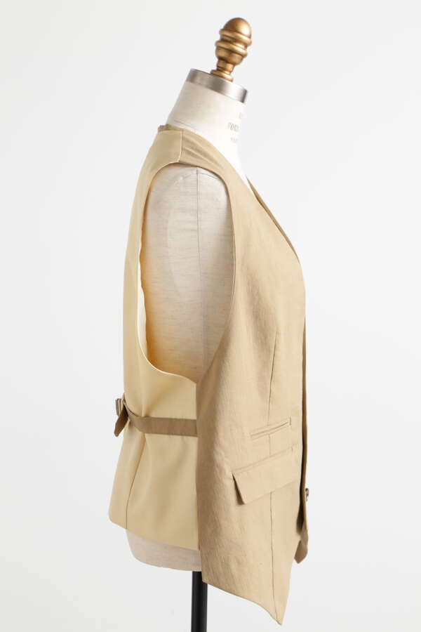 【先行予約 4月中旬-下旬入荷予定】Narrow Silhouette Gilet