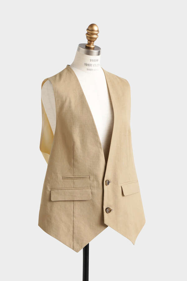 【先行予約 4月中旬-下旬入荷予定】Narrow Silhouette Gilet