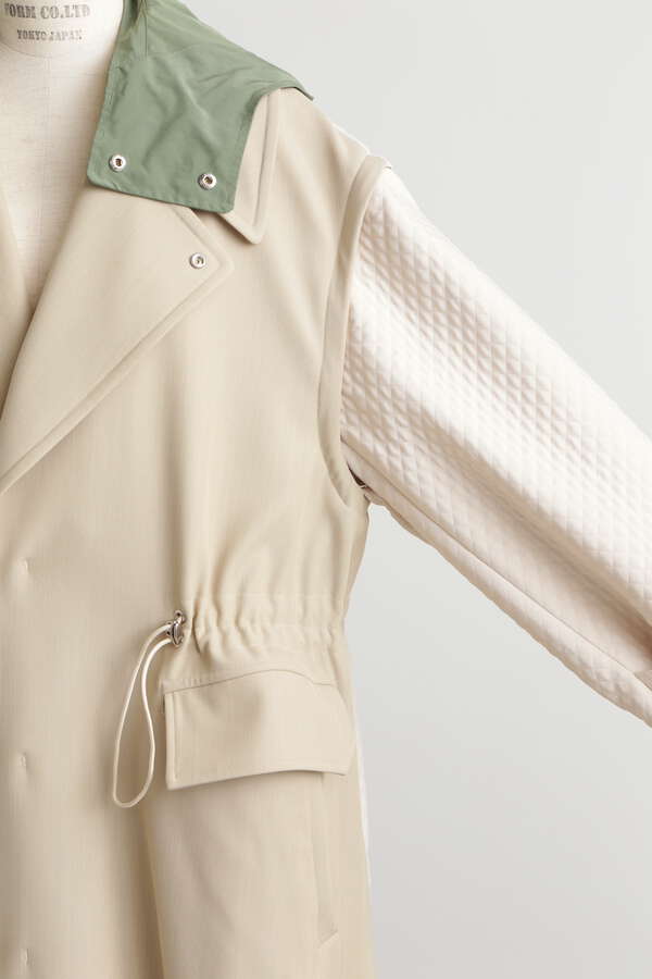 Detachable Sleeve & Hood Gilet Coat