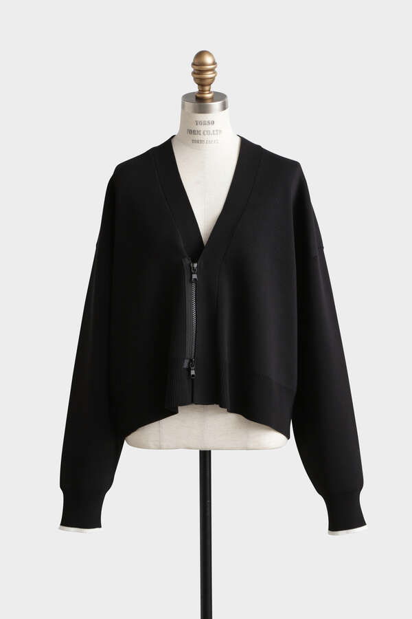 【TV着用】Zip Up V-Neck Cardigan