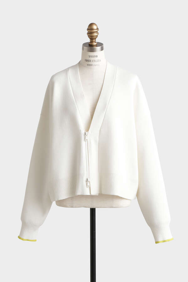 【TV着用】Zip Up V-Neck Cardigan