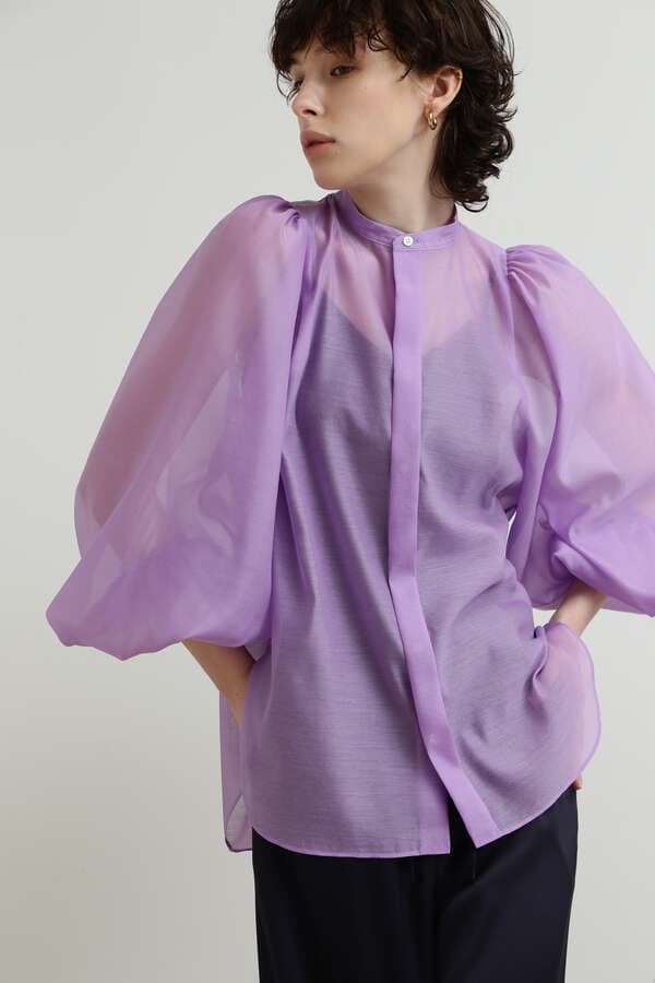 STUMBLY スタンブリー Sheer Organdy Blouse-