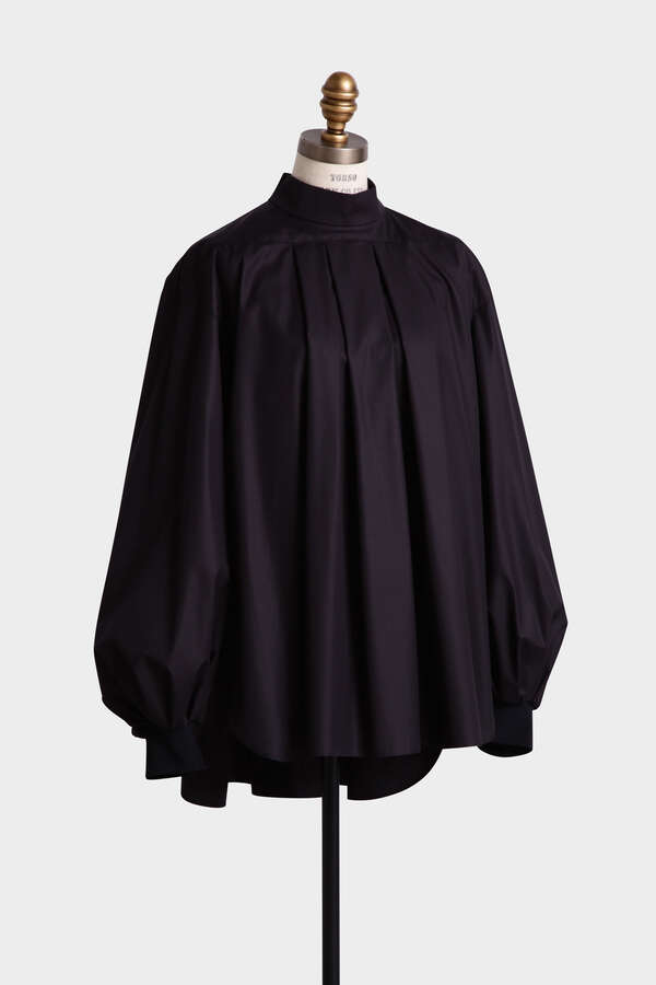 【TV着用】【VERY web掲載商品】High Neck Tuck Shirt