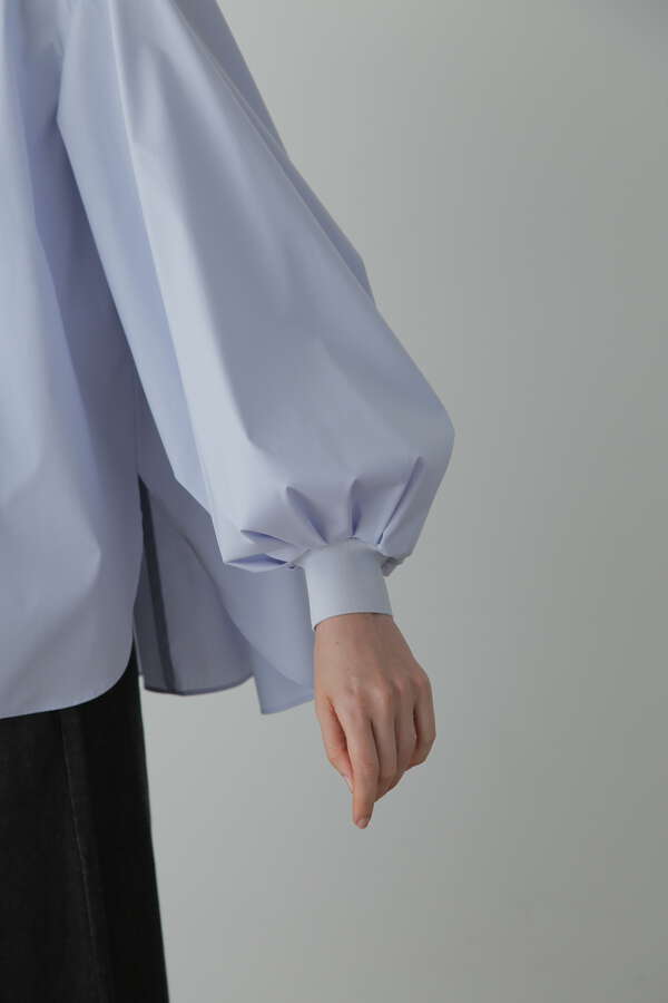 【TV着用】【VERY web掲載商品】High Neck Tuck Shirt
