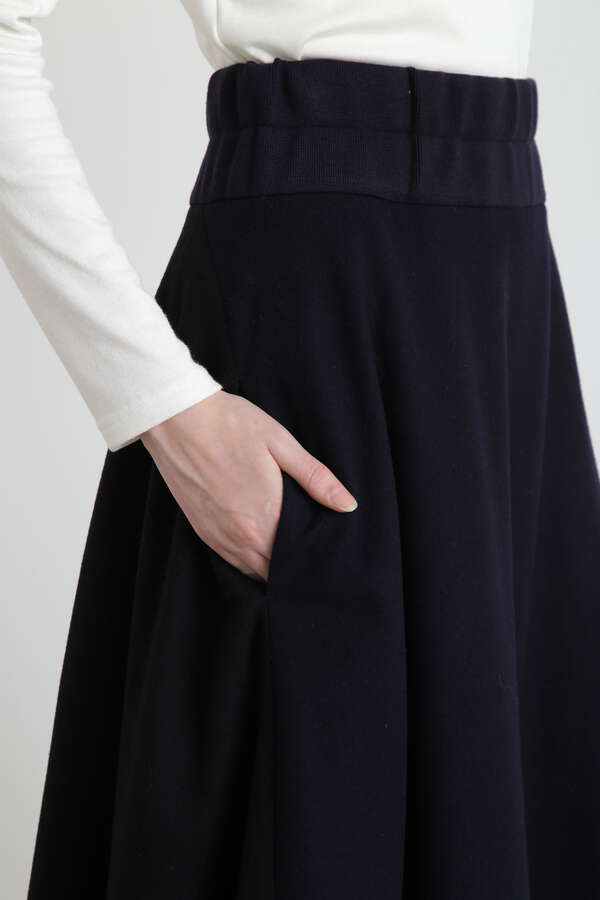 【先行予約 10月下旬-11月上旬入荷予定】Color Blocking Flare Skirt