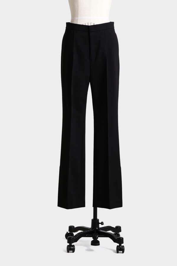 side studs flare trousers