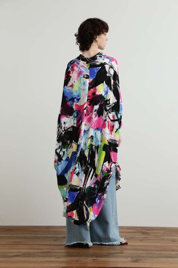 【TV着用】 Pop Art Printed Dress