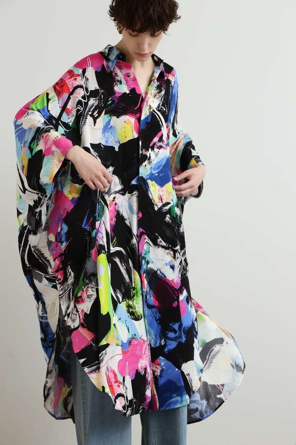 【TV着用】 Pop Art Printed Dress