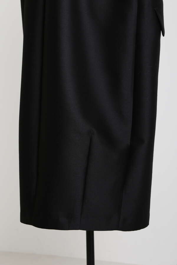 Shall Collar Long Gilet