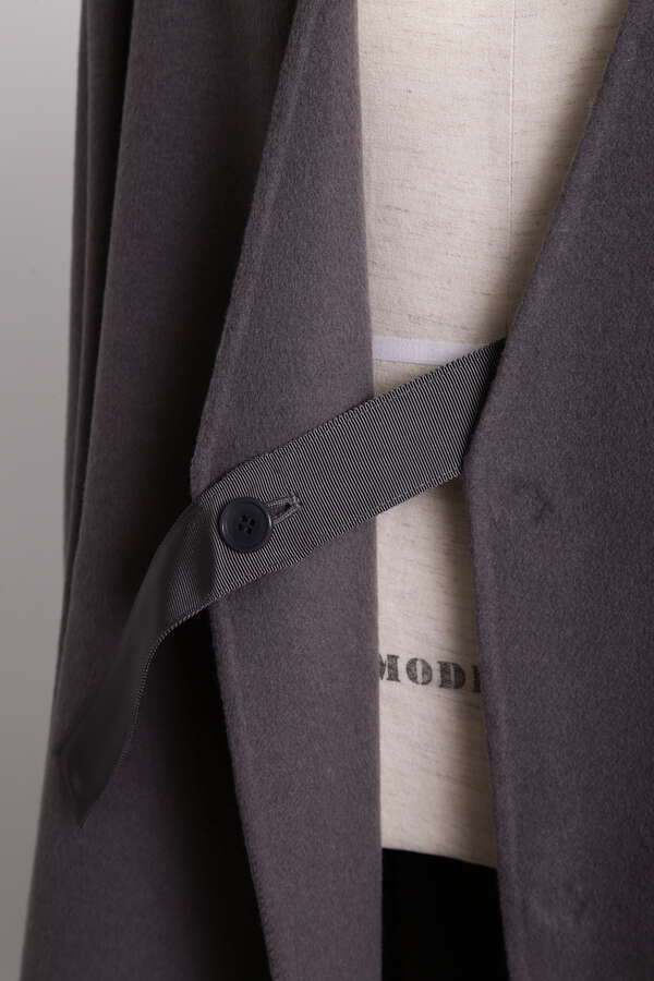 【STORY 11 月号掲載商品】No Collar Belted Coat