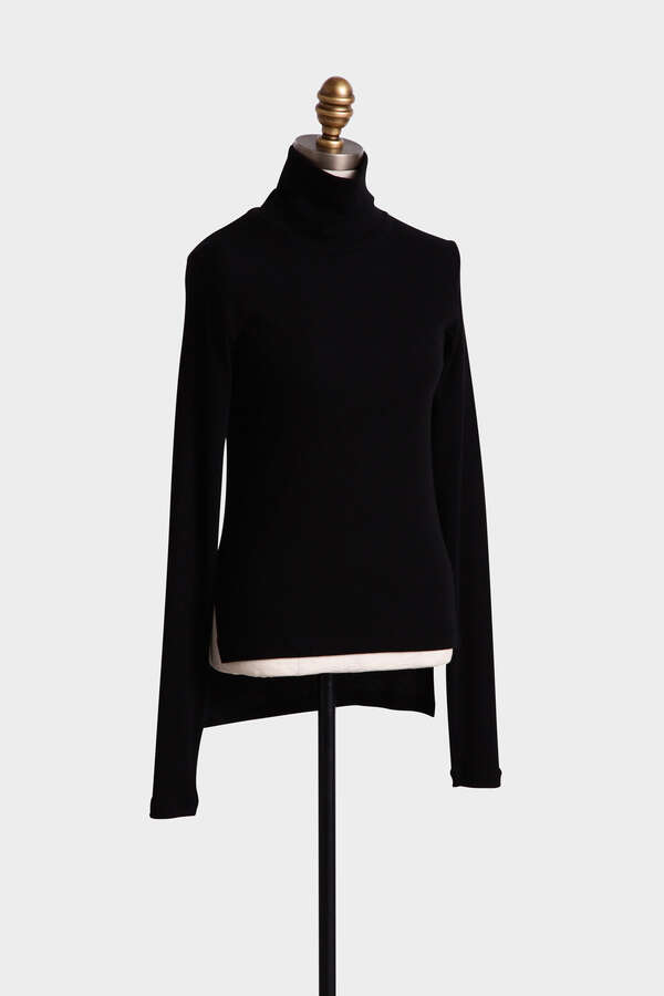 【TV着用】【GLOW 12月号掲載商品】Wool Jersey Turtleneck