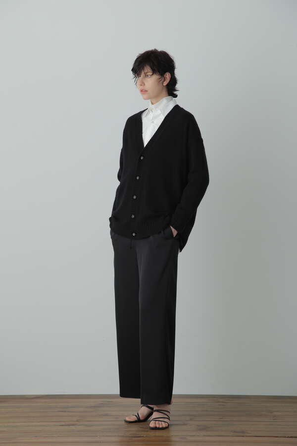 Wool Painted Metal Button Cardigan