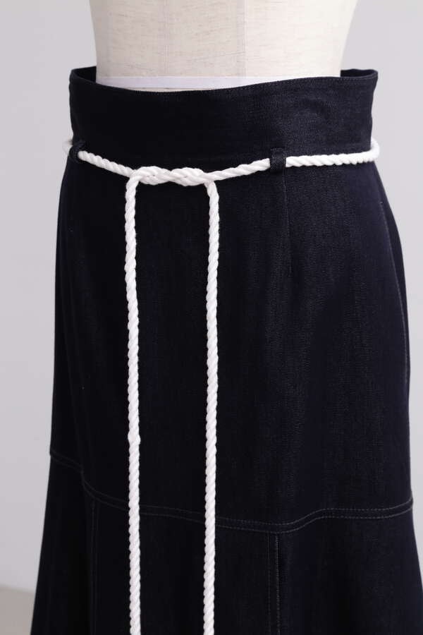 【TV着用】 Cotton/Silk Peplum Skirt