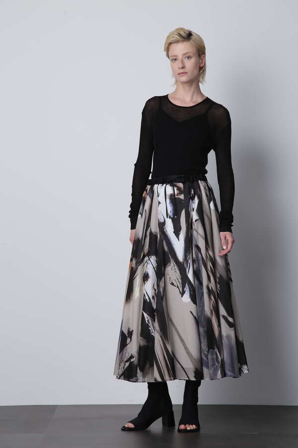 【TV着用】Art Zebra Print Skirt