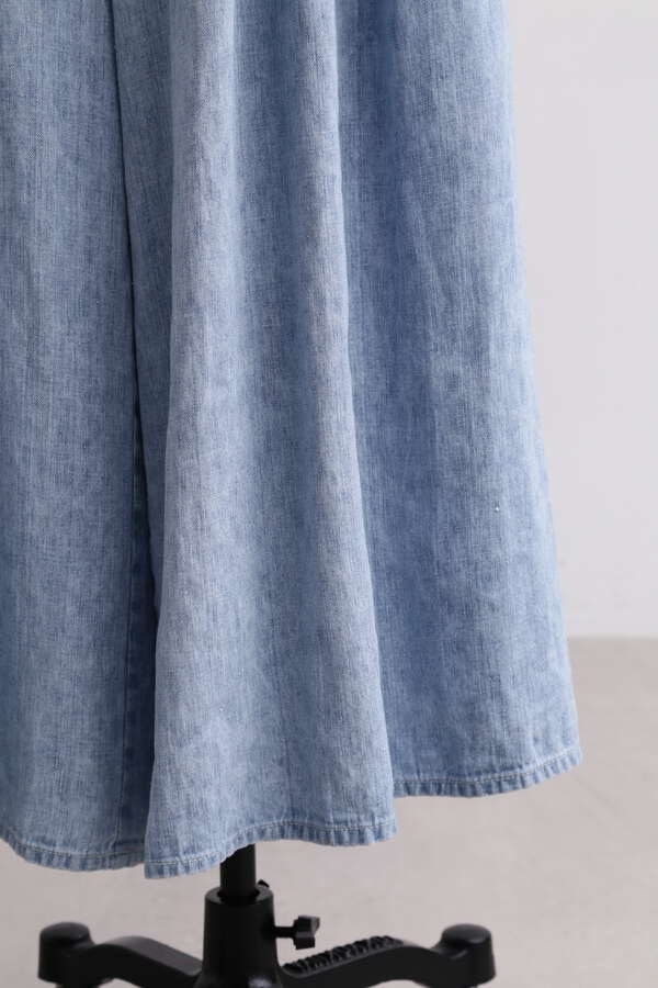 【Giselle 4月号掲載商品】Denim Tuck Wide Pants