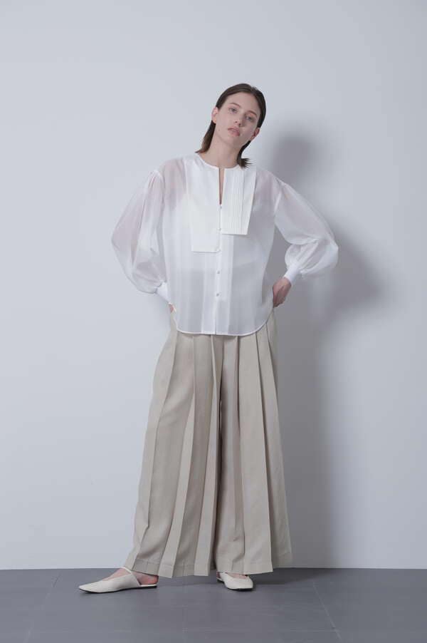 【TV着用】Tuck Pleated Wide Pants