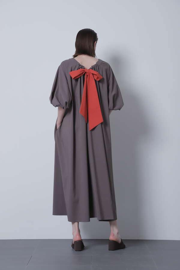 【ミモレストア 掲載商品】New Back Ribbon Dress