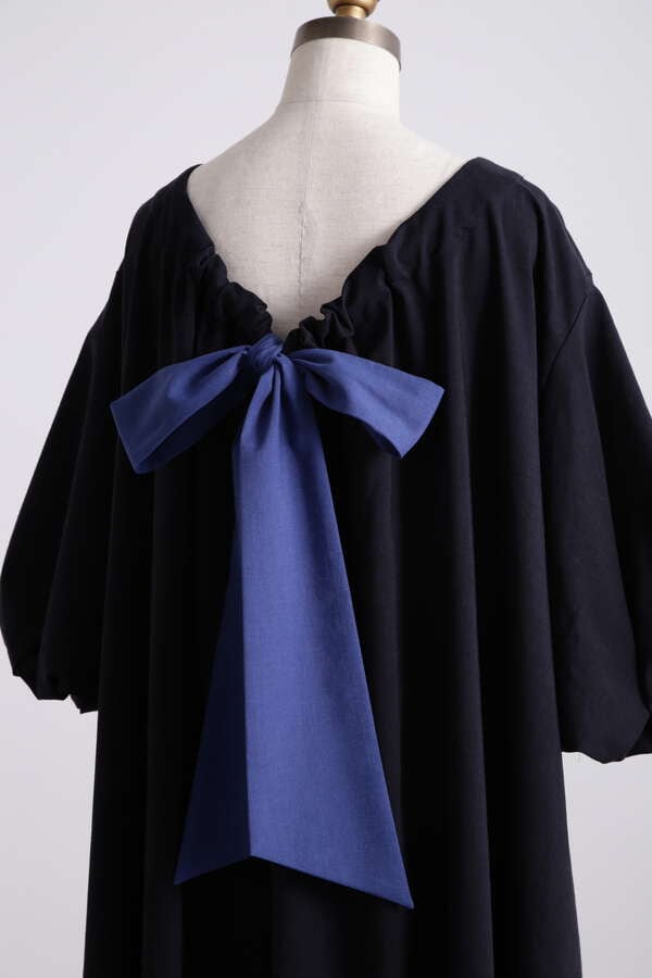 【ミモレストア 掲載商品】New Back Ribbon Dress