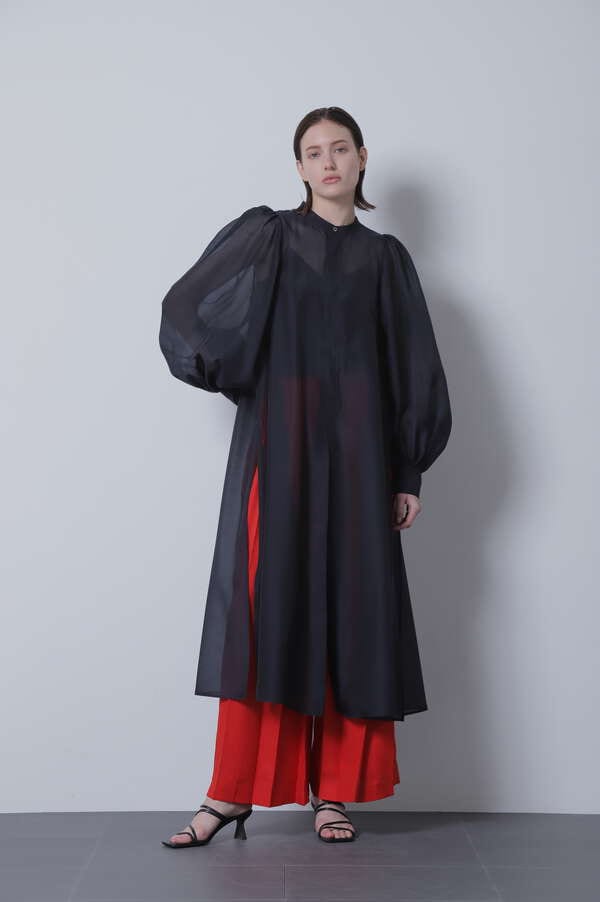 先行予約 6月中旬-下旬入荷予定】New Volume Sleeve Long Shirt Dress ...