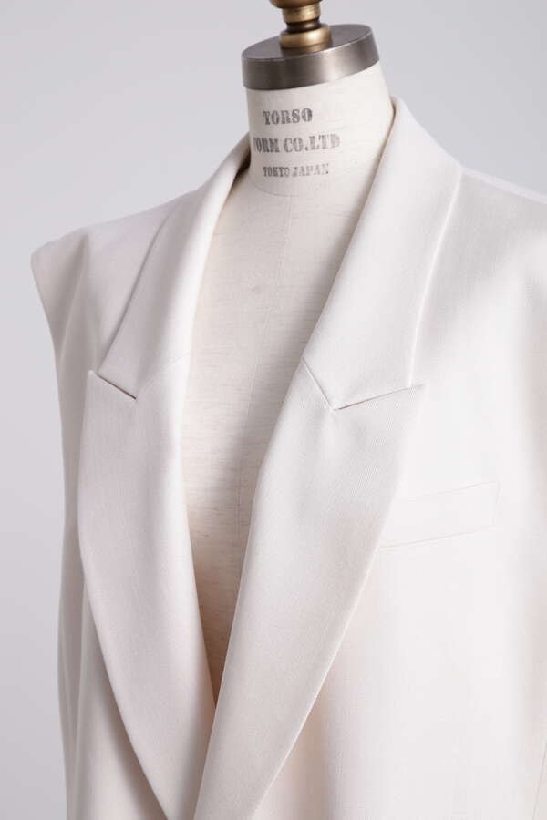 【TV着用】【Oggi  8月号掲載商品】New Sleeveless Jacket