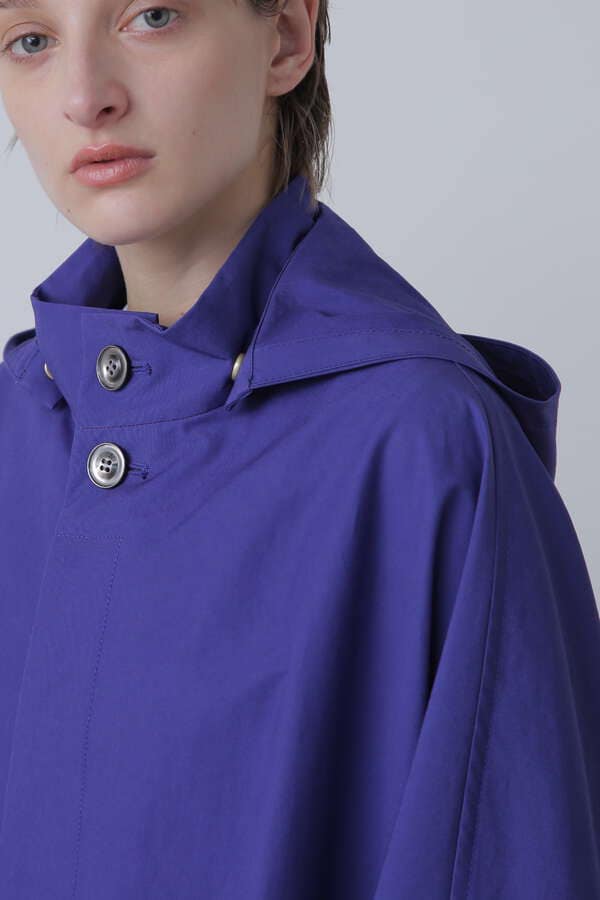 Side Zip Hooded Coat