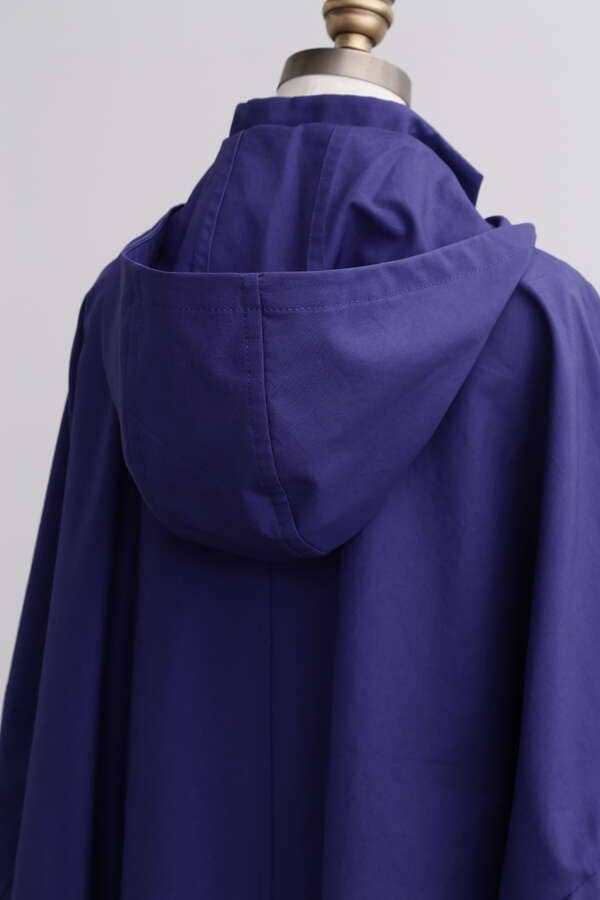 Side Zip Hooded Coat