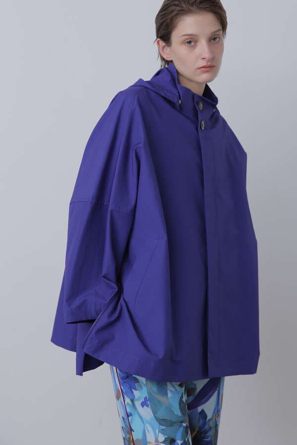 Side Zip Hooded Coat