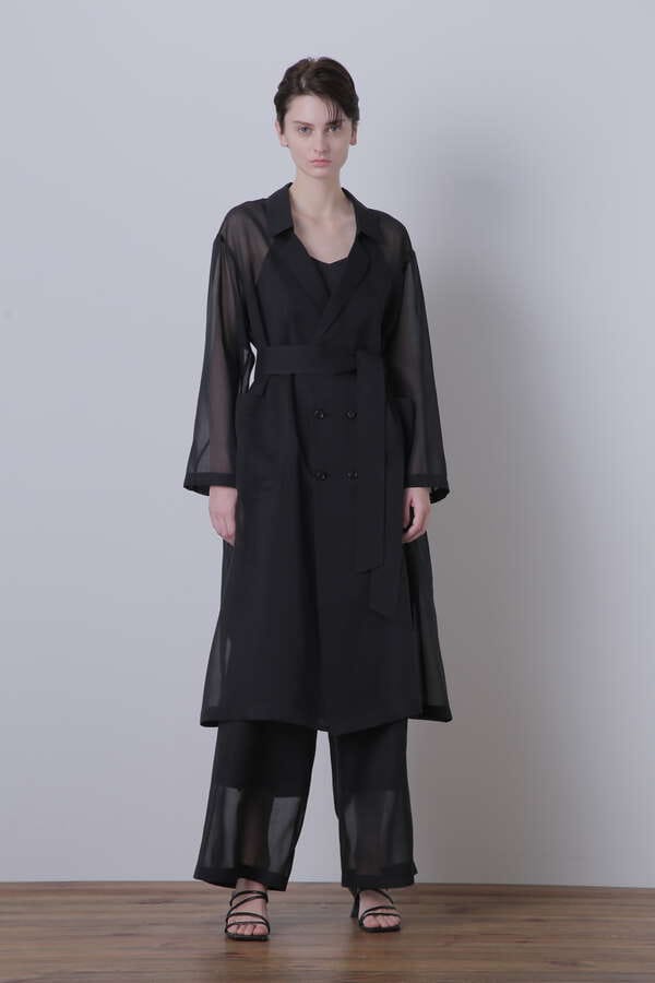 【Giselle 4月号掲載商品】Sheer Relaxy Trench Coat