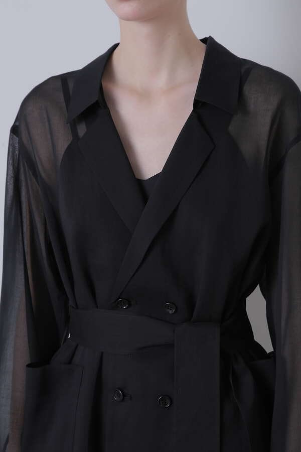 【Giselle 4月号掲載商品】Sheer Relaxy Trench Coat