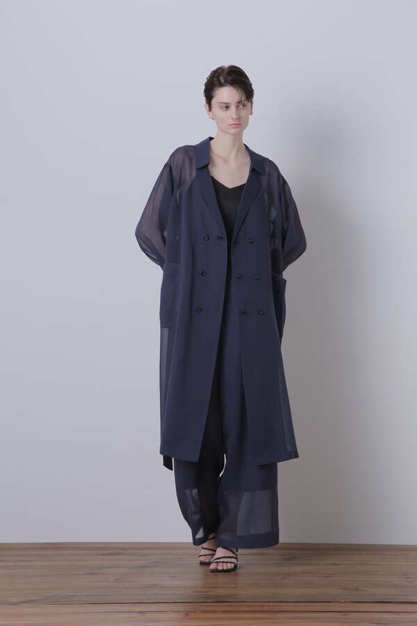 【Giselle 4月号掲載商品】Sheer Relaxy Trench Coat