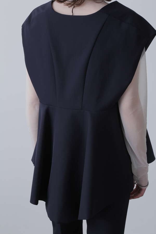 Back Peplum Blouse