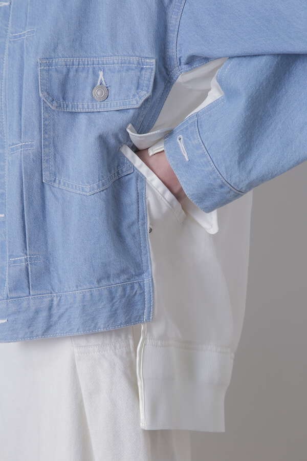 【CLASSY 7月号掲載商品】Denim Organdy Combination JK