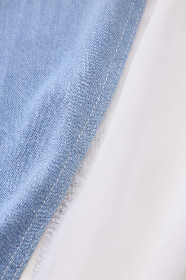 【CLASSY 7月号掲載商品】Denim Organdy Combination JK