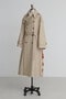 Back Printed Trench Coat