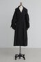 Detachable Gathered Sleeve Trench Coat 