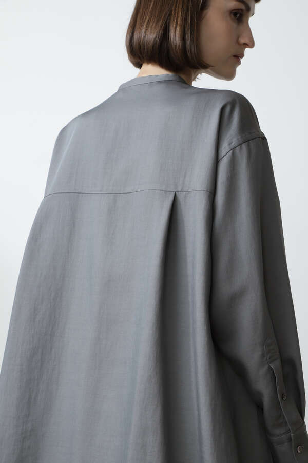 WOOL BLEND TWILL SHIRT