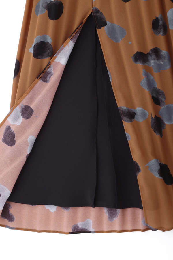 PAINT DOT PRINT PLEATED SK