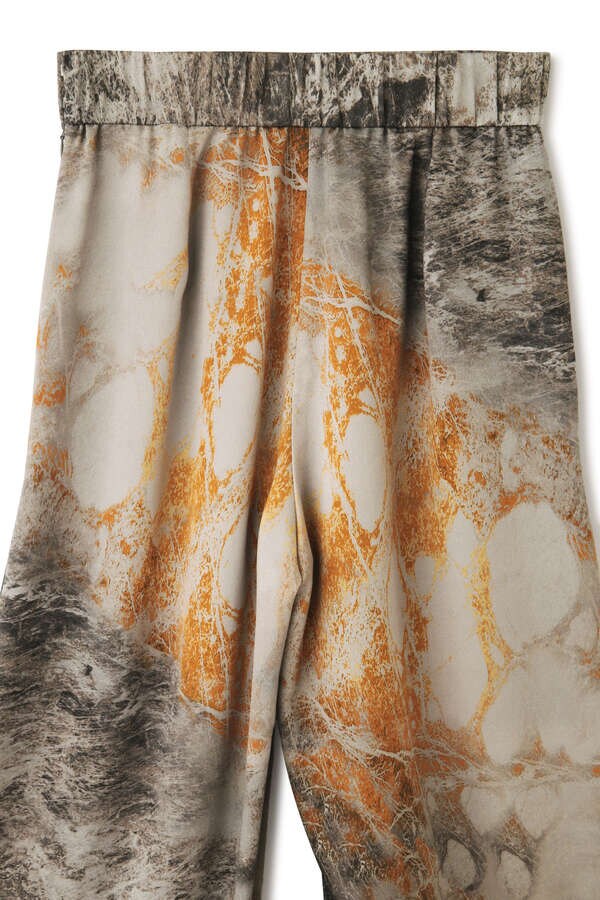 MARBLE PRINT FLARED PT
