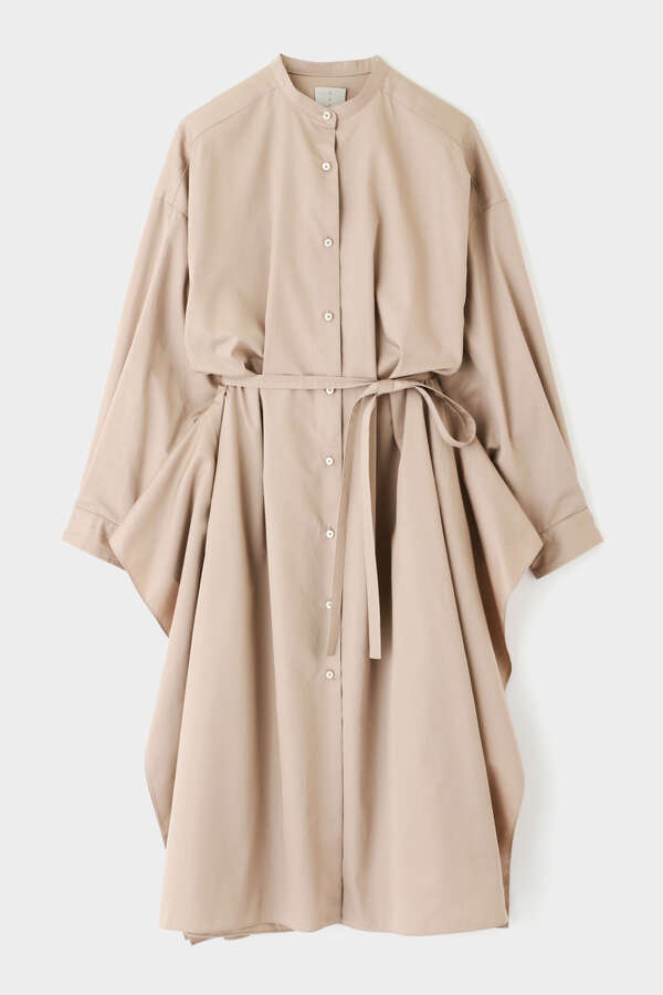 SQUARE HEM SHIRT OP SATIN