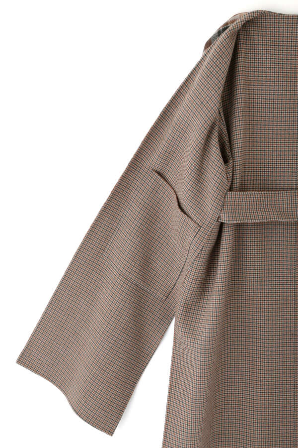REVERSIBLE CHECK COAT