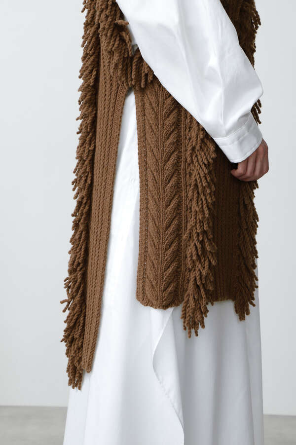 ZEGNA BARUFFA FRINGE GILET