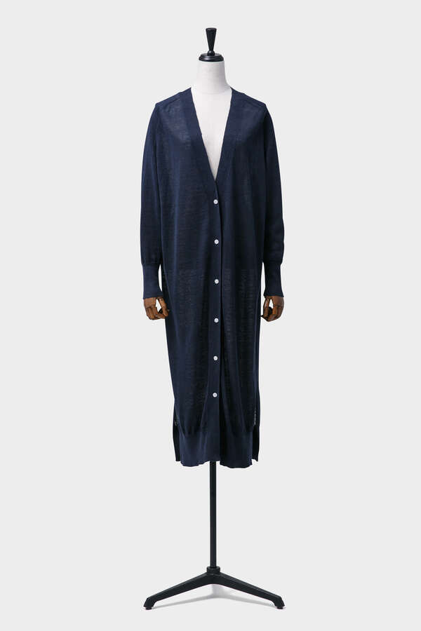 LINEN LONG CARDIGAN